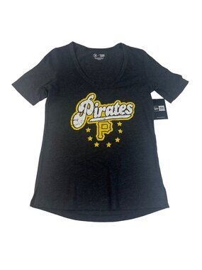 Pittsburgh Pirates TShirt Womens Small Gray New MLB Fanwear